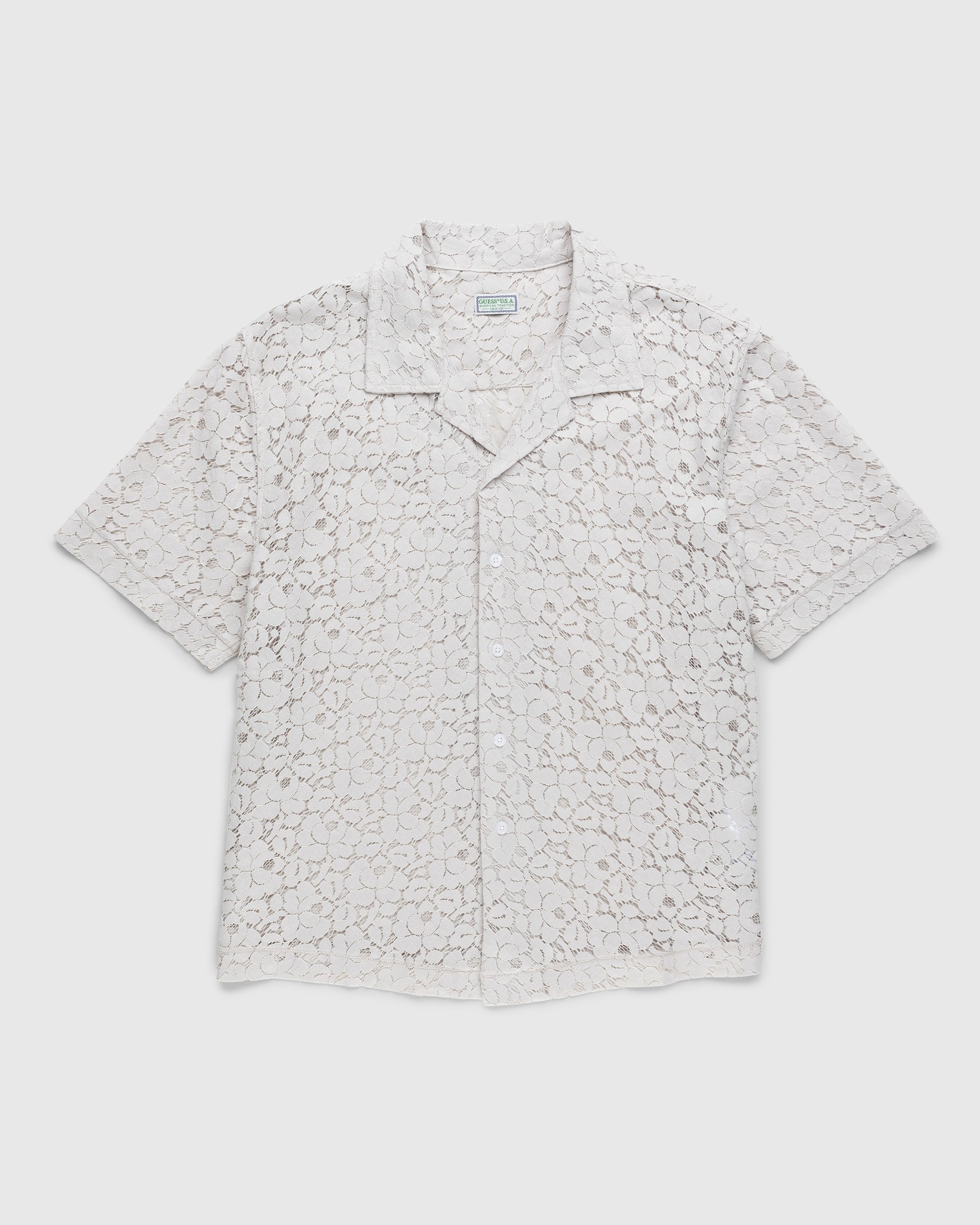 Guess – White Off Highsnobiety Shirt Shop Lace USA Camp |