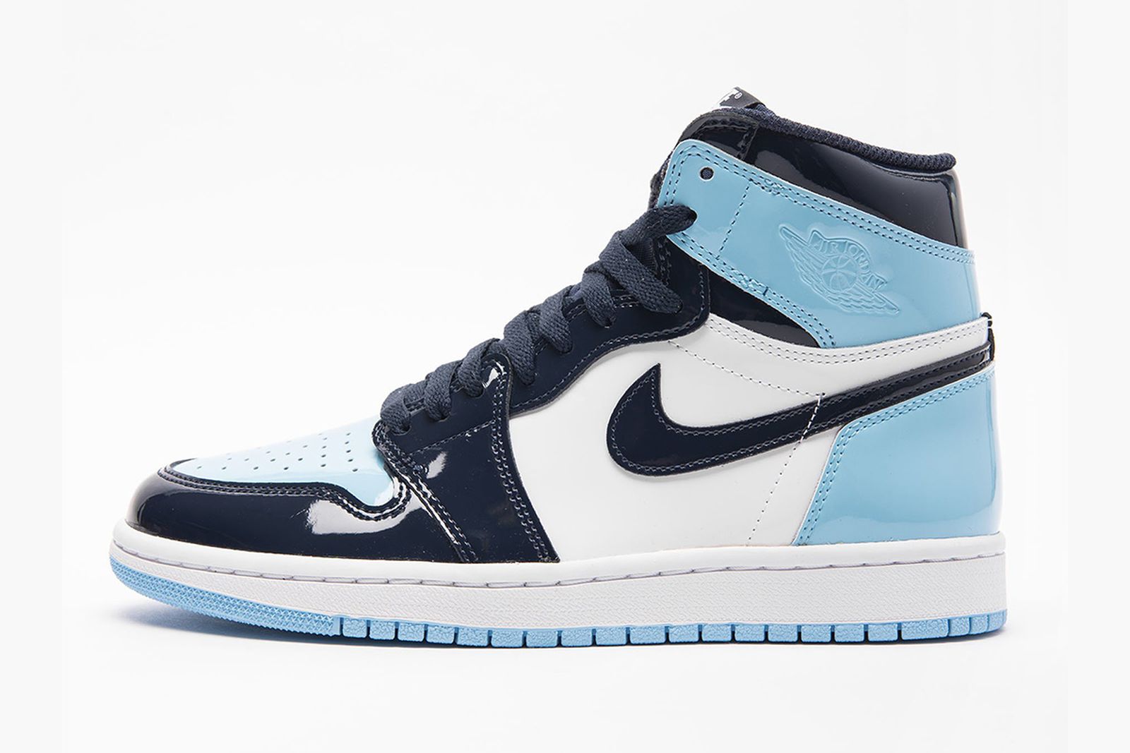 Nike unc blue jordan 1 Air Jordan 1 “UNC” Patent Leather: Where to Buy Today