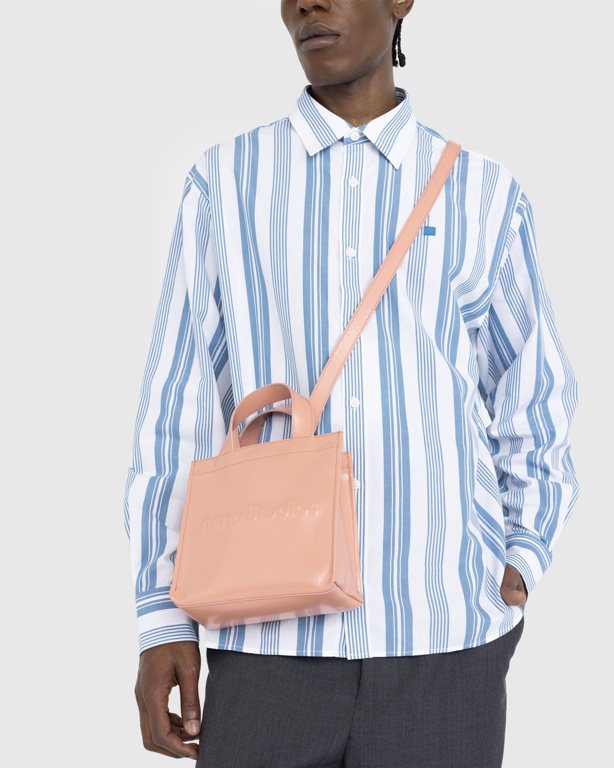 Acne Studios – Logo Shopper Mini - Bags - Pink - Image 6