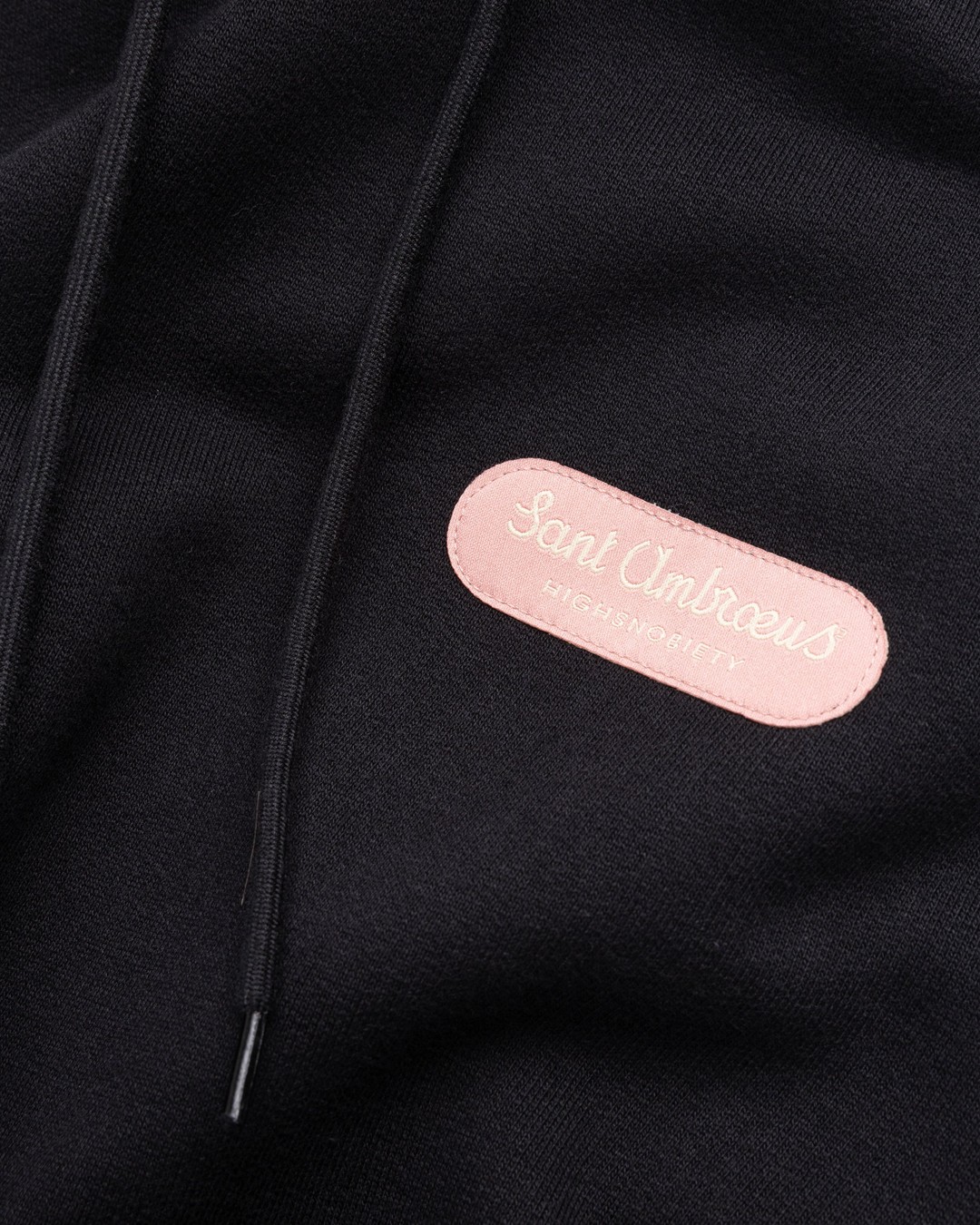 Highsnobiety x Sant Ambroeus – Hoodie Black  - Sweats - Black - Image 8