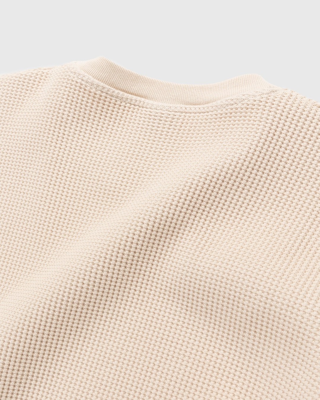 Highsnobiety – Thermal Staples Long Sleeve Off White - Sweats - Beige - Image 3