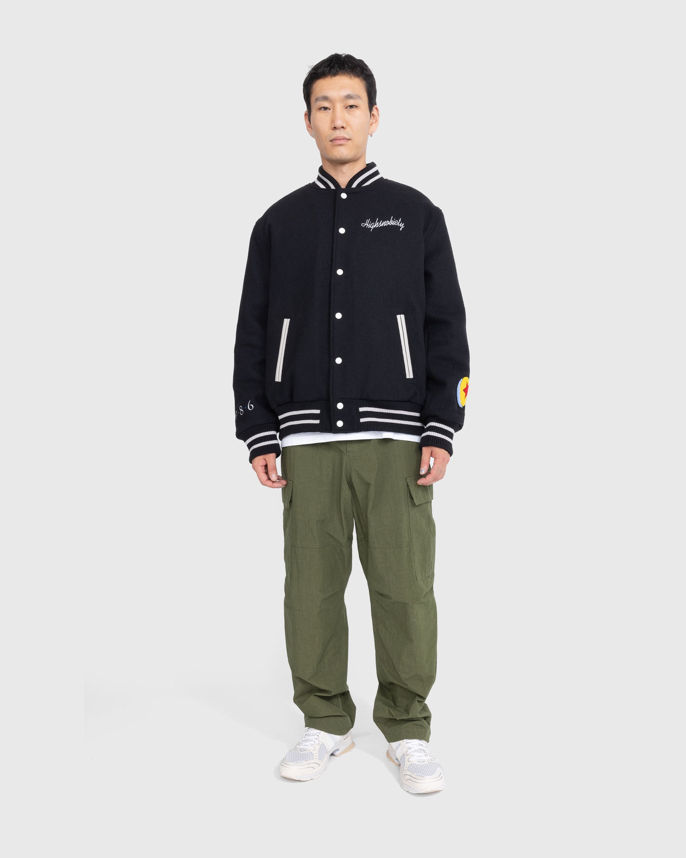 Highsnobiety x Pixar – Varsity Jacket Black  - Outerwear - Black - Image 4