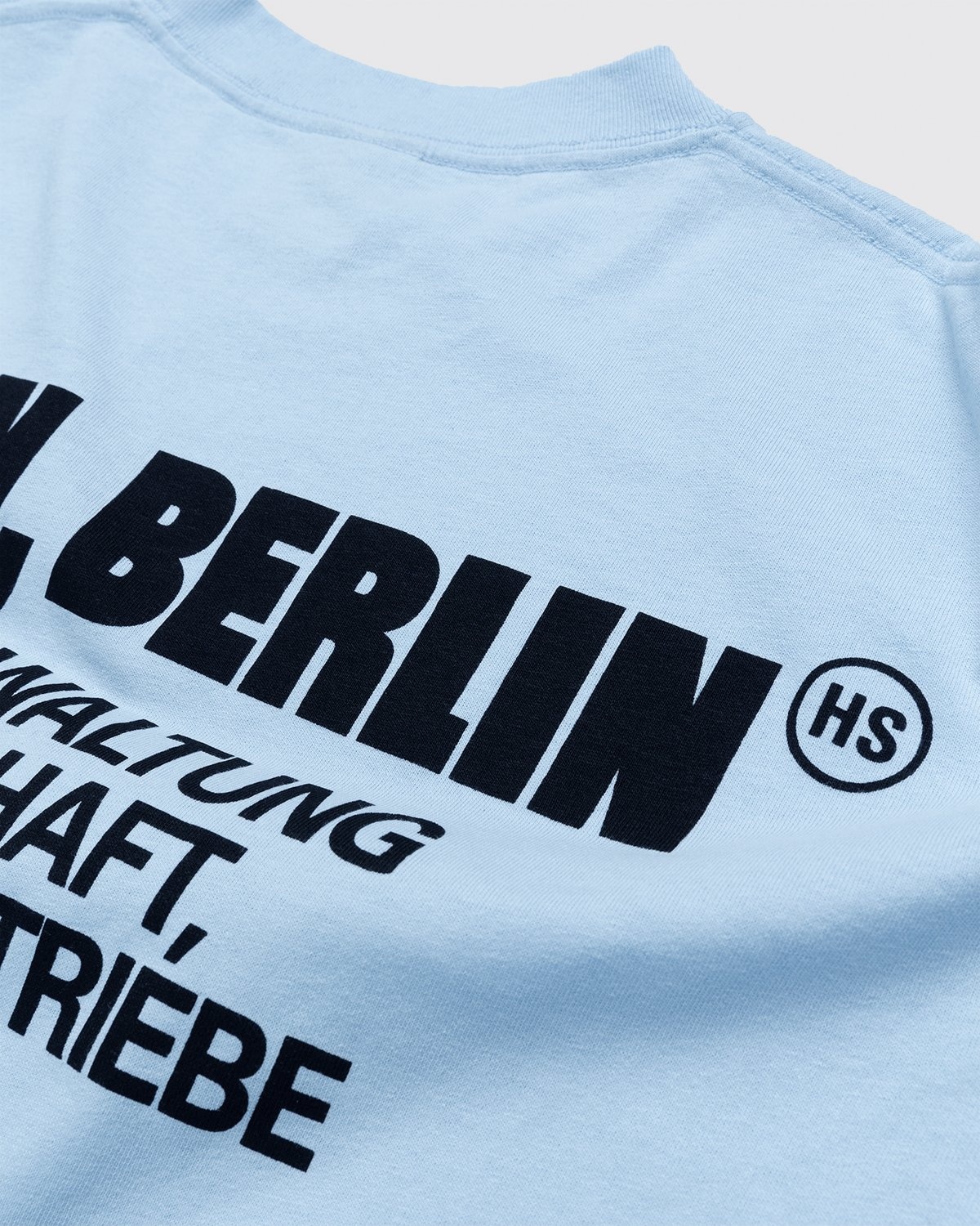 Highsnobiety – Berlin Berlin 2 T-Shirt Blue - Tops - Blue - Image 4