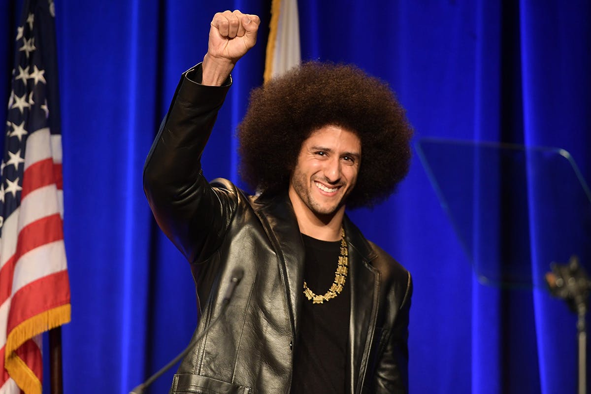 Colin Kaepernick leather jacket
