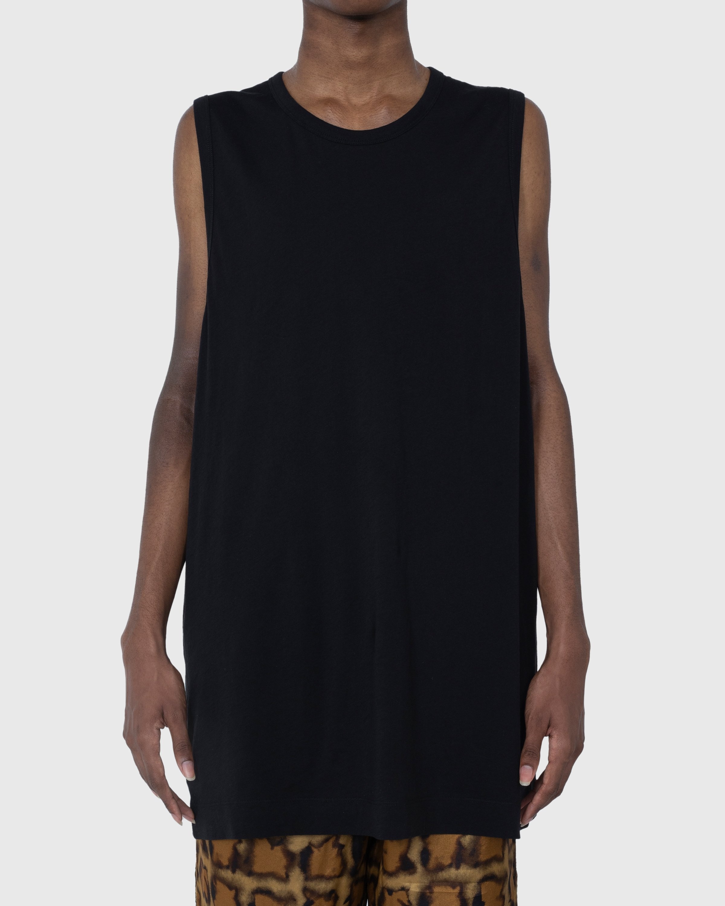 Dries van Noten – Hanator Sleeveless T-Shirt Black - Tops - Black - Image 2
