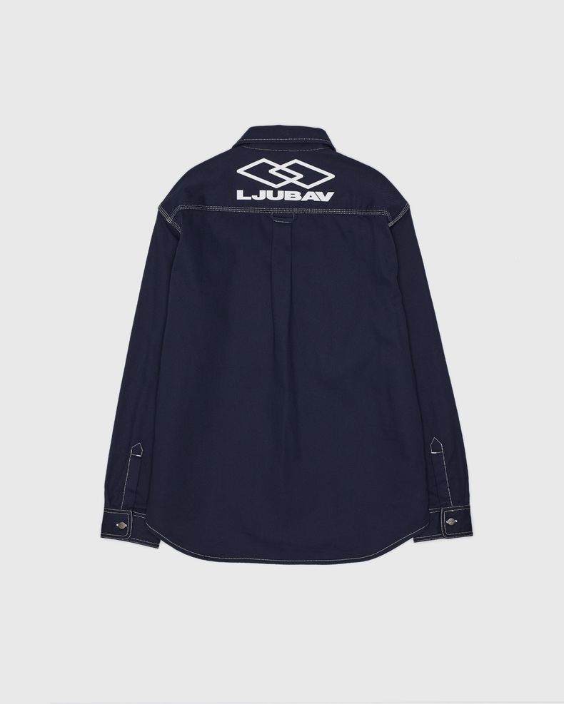 Carhartt WIP x Ljubav – Chalk Shirt Jac Navy