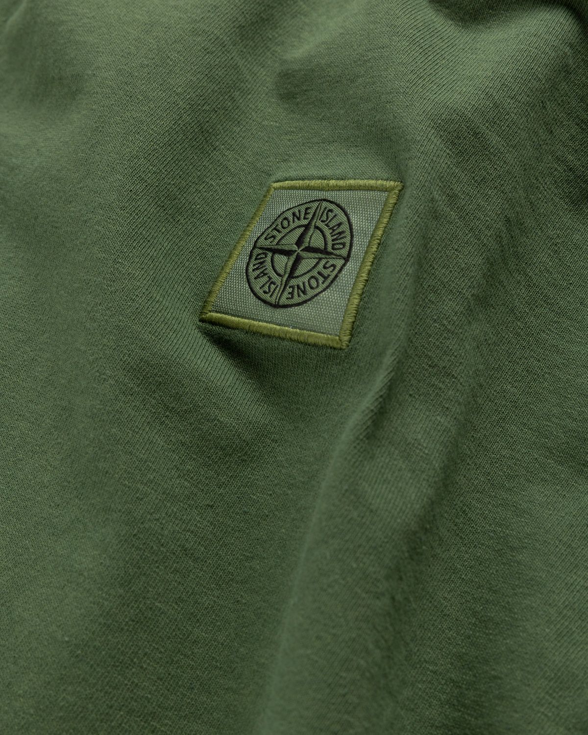 Stone Island – Fissato Longsleeve T-Shirt Olive - Longsleeves - Green - Image 3