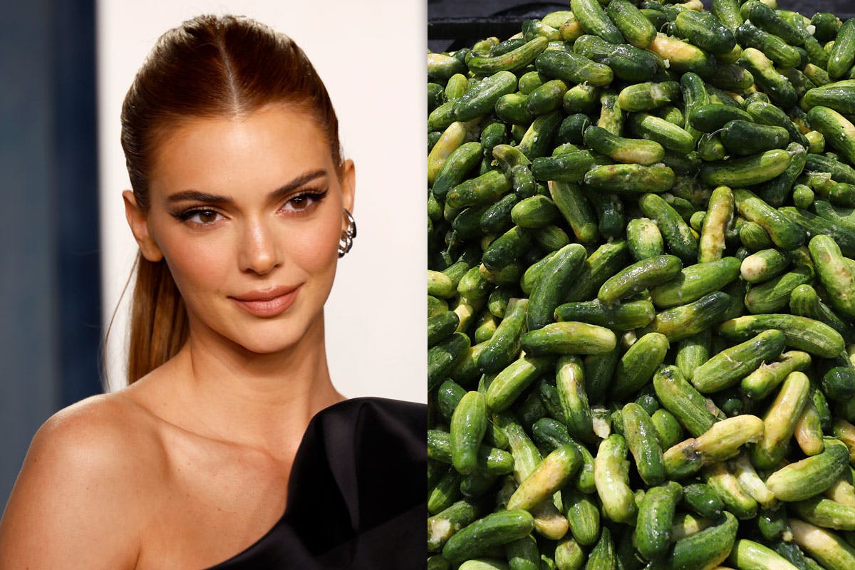 The Best Reaction Ever Kendall Jenner Reacts To Aire Websters Cucumber Skills - j36f5jz