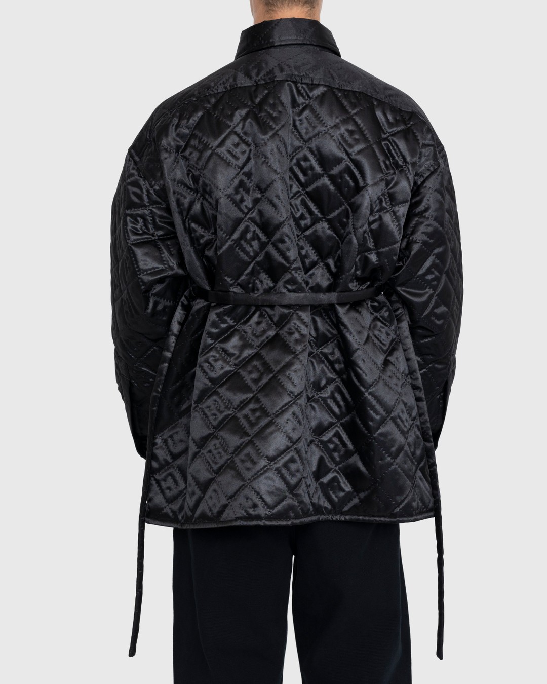 Acne Studios – Quilted Satin Jacket Black - Outerwear - Black - Image 5