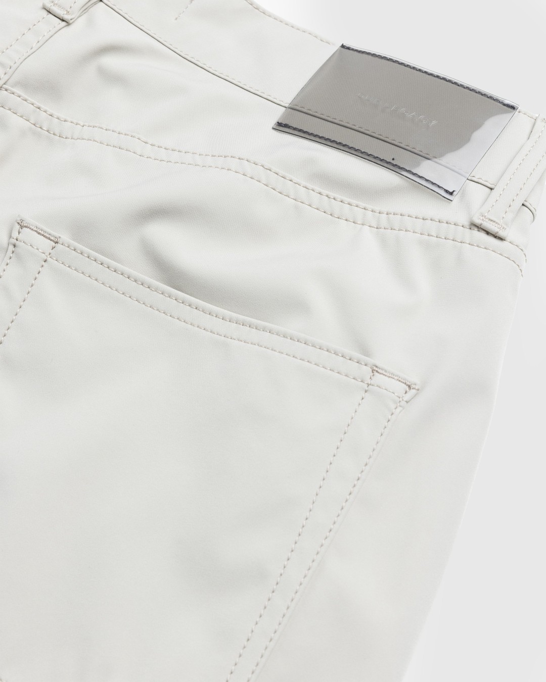 Our Legacy – Formal Cut Dusty White Muted Scuba - Pants - Beige - Image 4