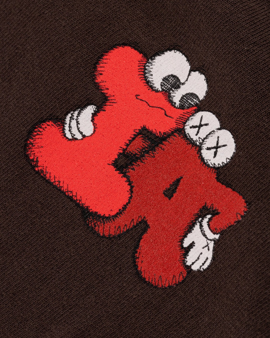 Infinite Archives x KAWS x Rebuild Foundation – Rebuild T-Shirt Brown - Tops - Brown - Image 6