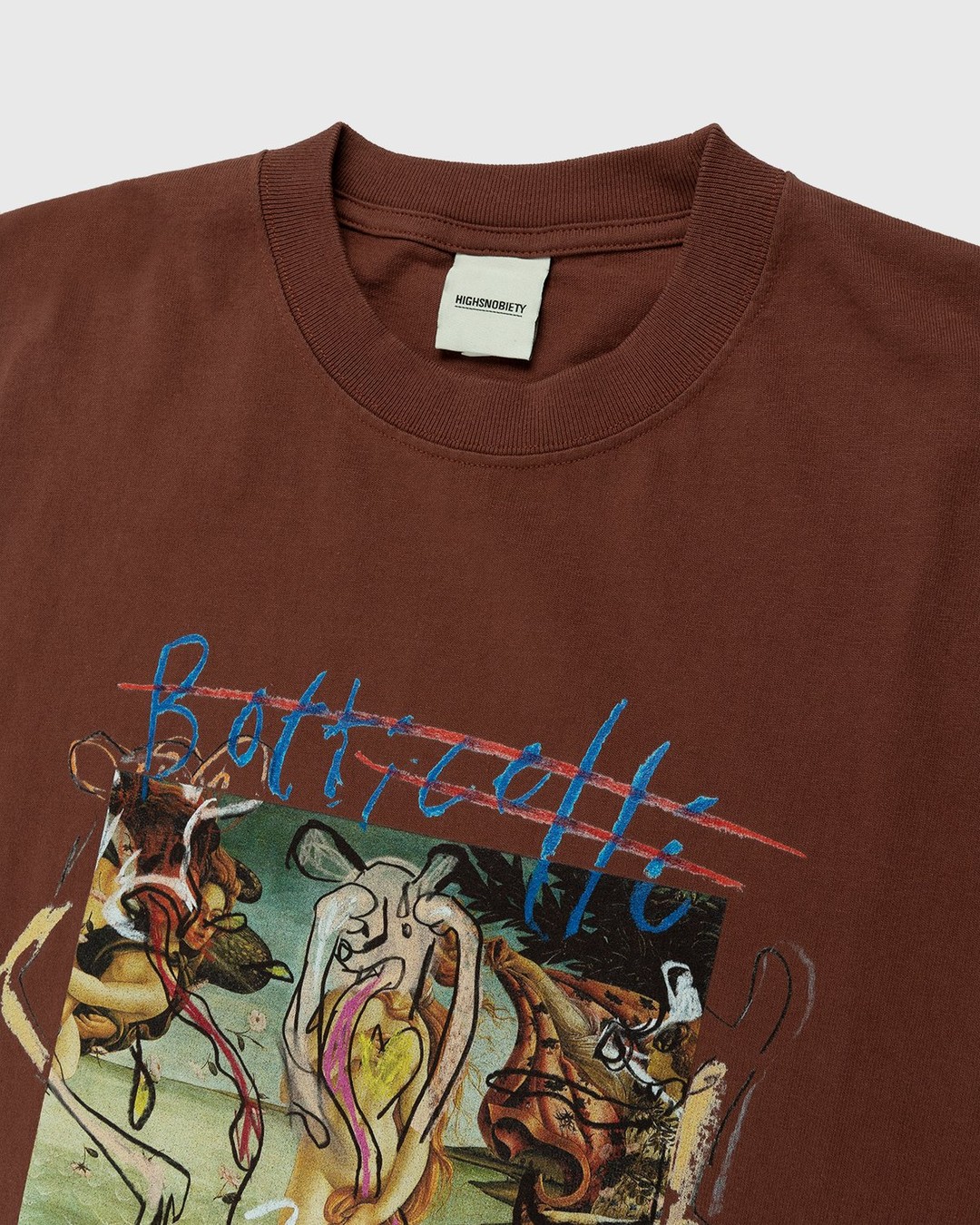 Simon Fujiwara x Highsnobiety – Birth Of Venus T-Shirt Brown - T-shirts - Brown - Image 5