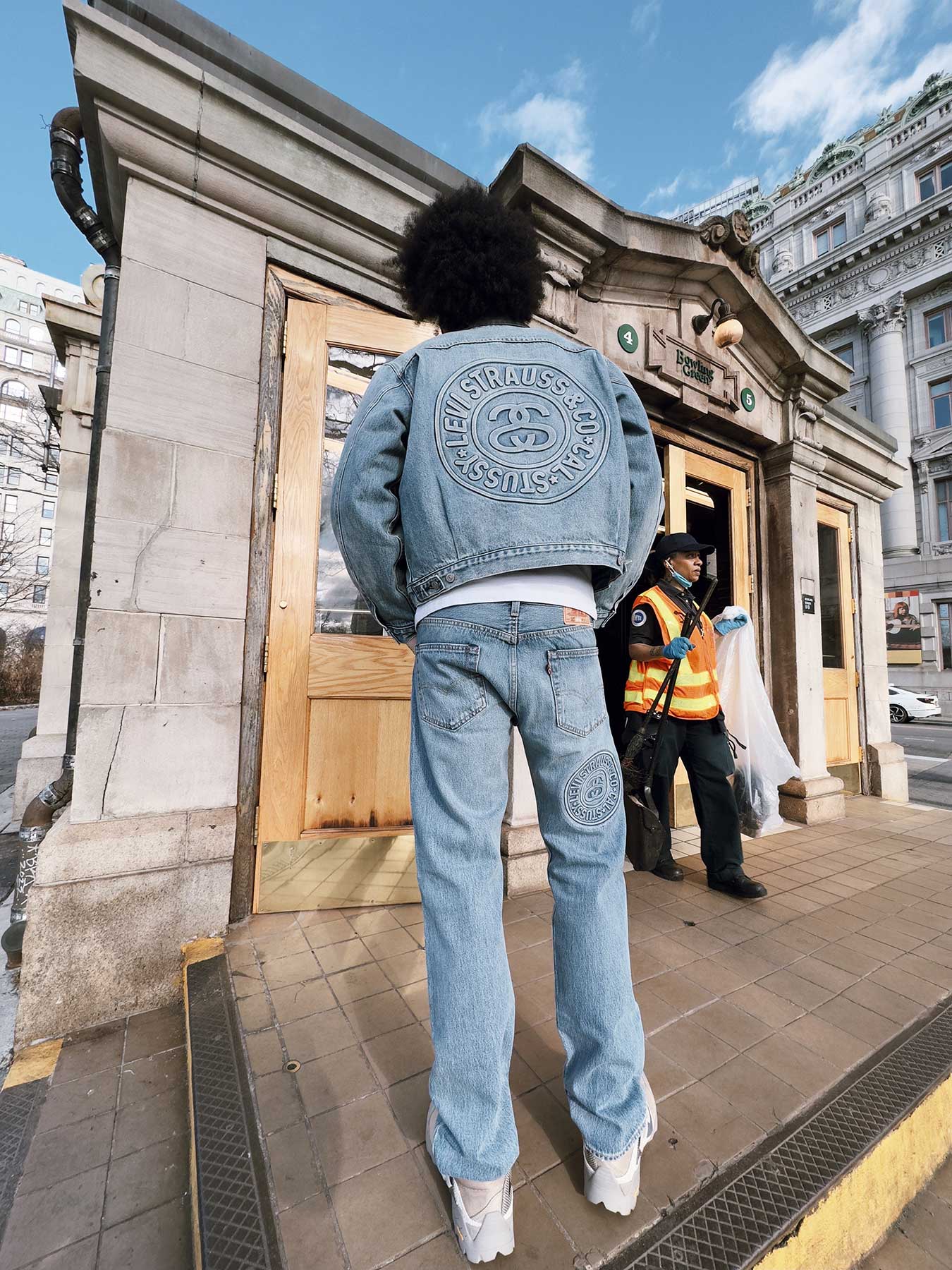 93%OFF!】 STUSSY LEVIS EMBOSSED TRUCKER JACKET M ecousarecycling.com