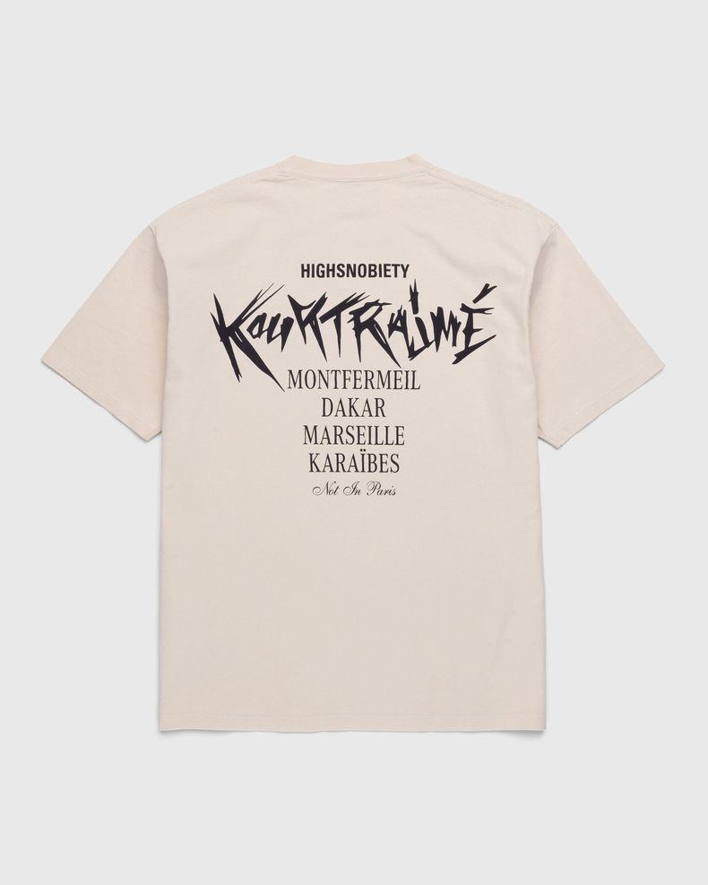 École Kourtrajmé x Highsnobiety – Short Sleeve T-Shirt Eggshell