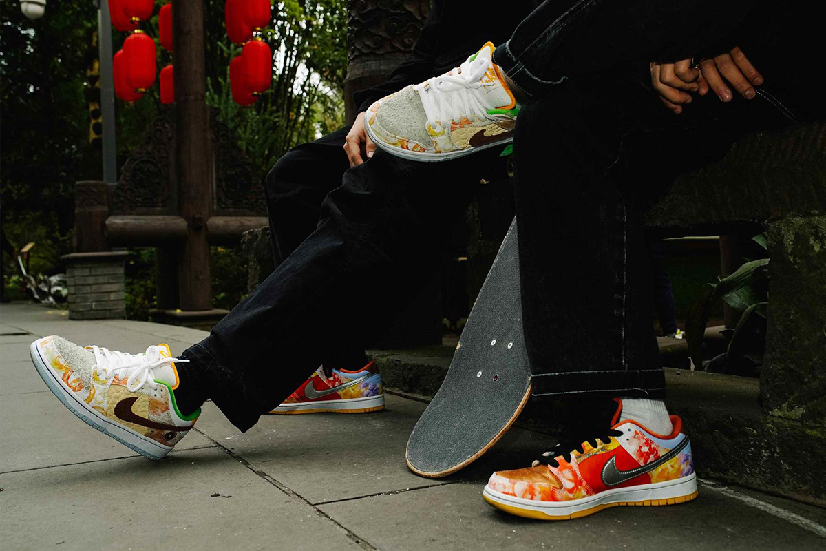 Where dunk skateboard to Buy the Nike SB Dunk Low "Street Hawker" Today