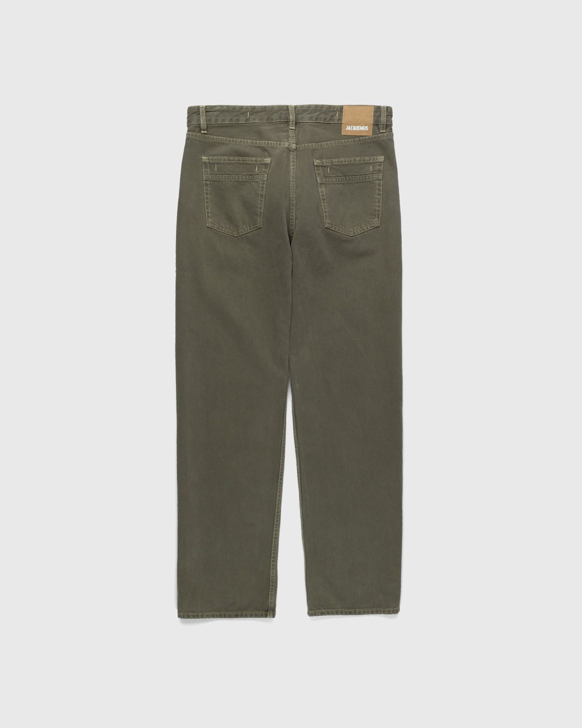 JACQUEMUS – Le De-Nimes Fresa Green - Pants - Green - Image 2