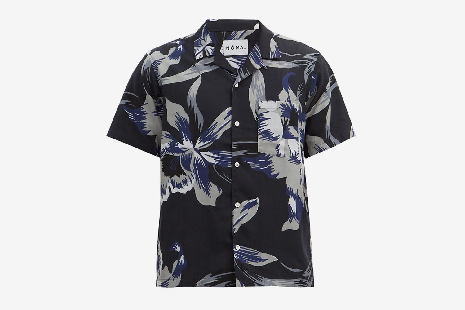 Floral-Print Poplin Shirt