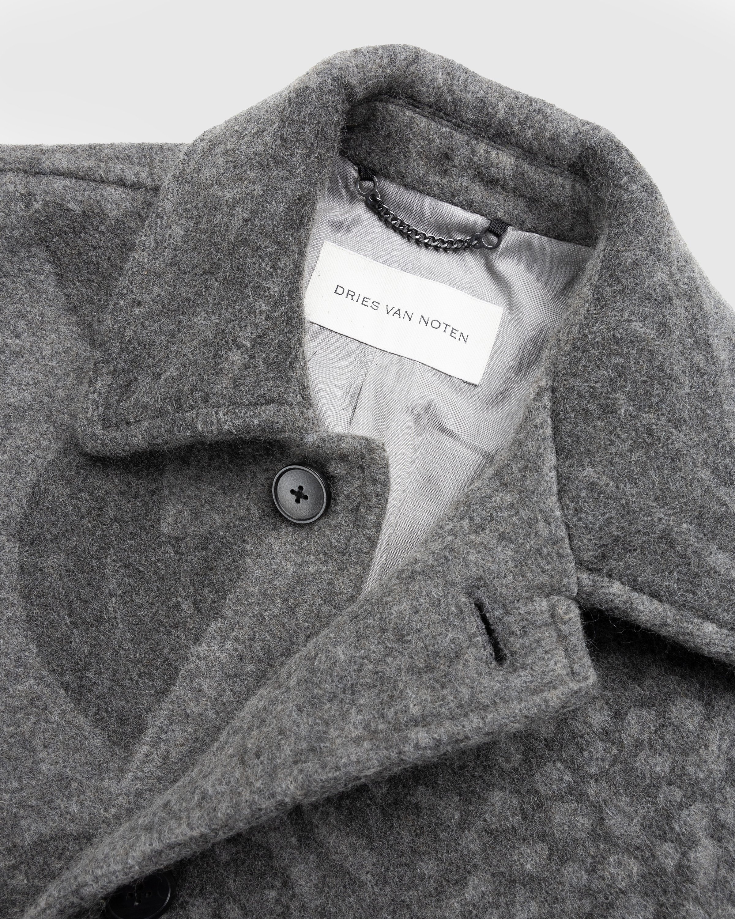 Dries van Noten – Rankle Coat Grey - Outerwear - Grey - Image 5