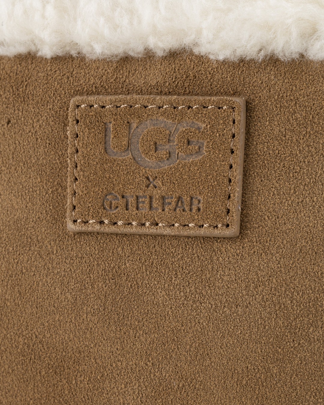 Ugg x Telfar – Suede Small Shopper Chestnut - Bags - Brown - Image 7