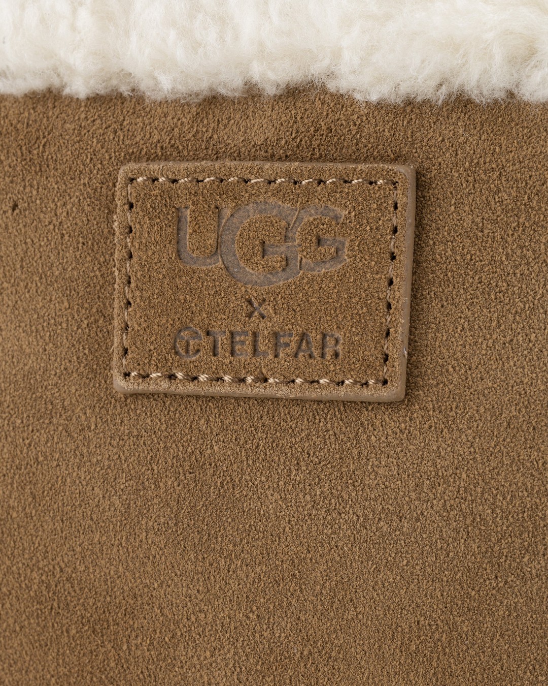 Ugg x Telfar – Suede Small Shopper Chestnut - Bags - Brown - Image 7