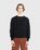 Lemaire – Boxy Cotton Linen Sweater Black - Sweats - Black - Image 2