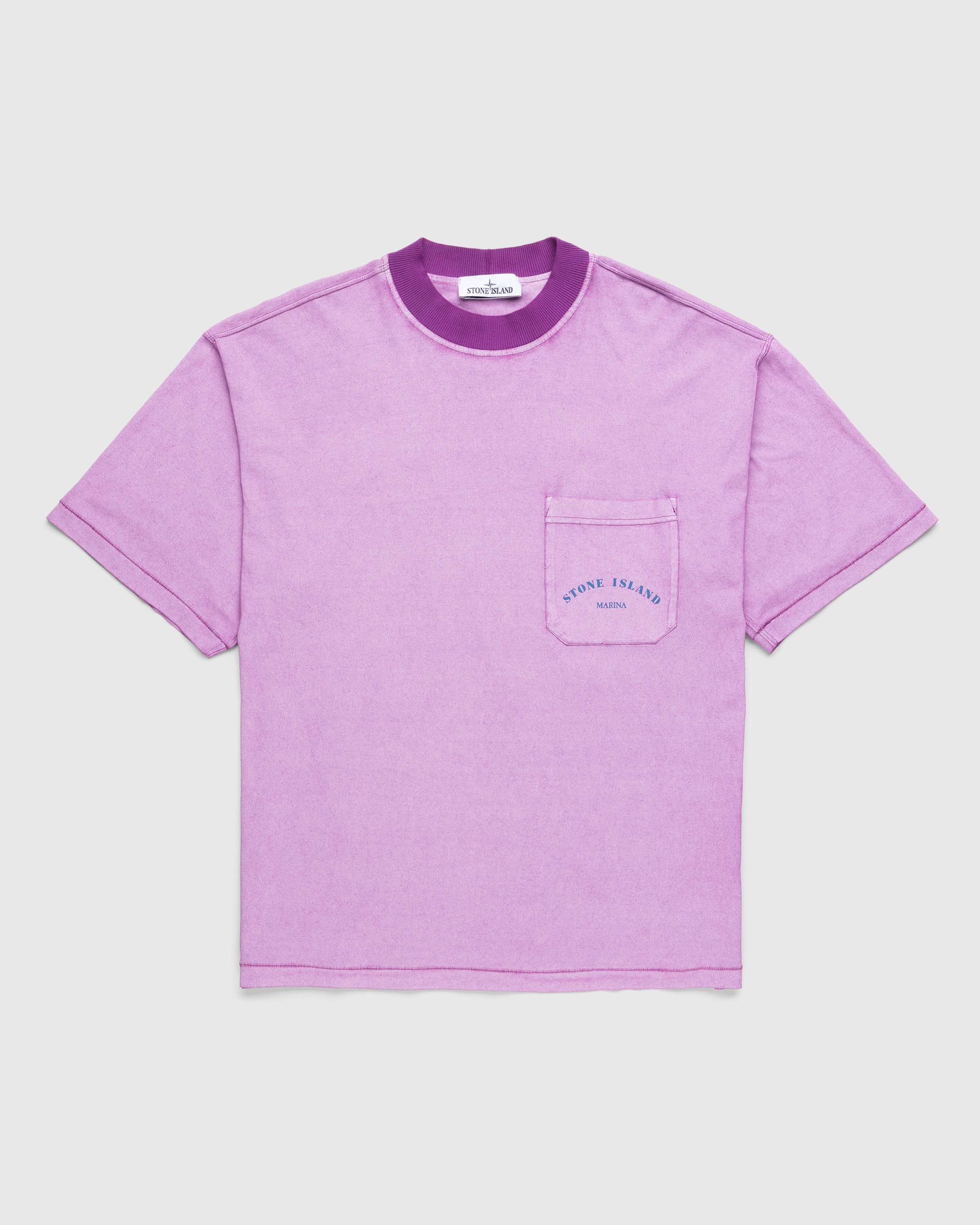 Stone Island – T-Shirt Pink 216X4 | Highsnobiety Shop
