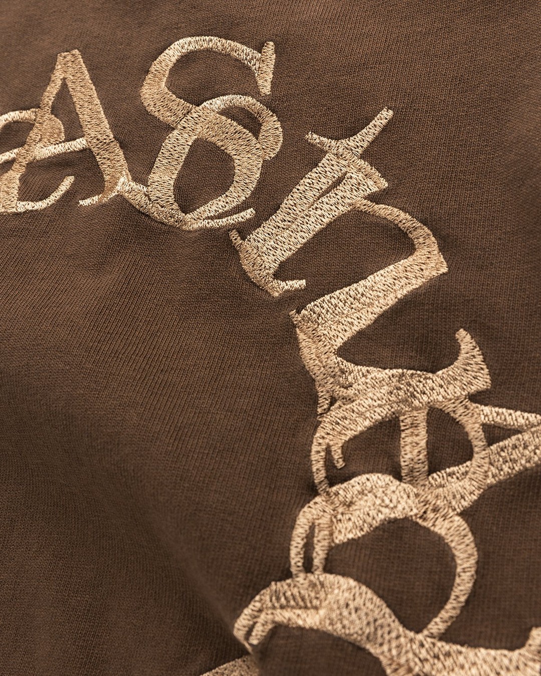 Acne Studios – Cotton Logo T-Shirt Chocolate Brown - T-shirts - Brown - Image 4