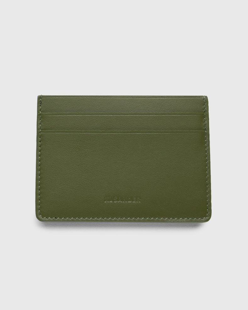 Jil Sander – Leather Card Holder Green