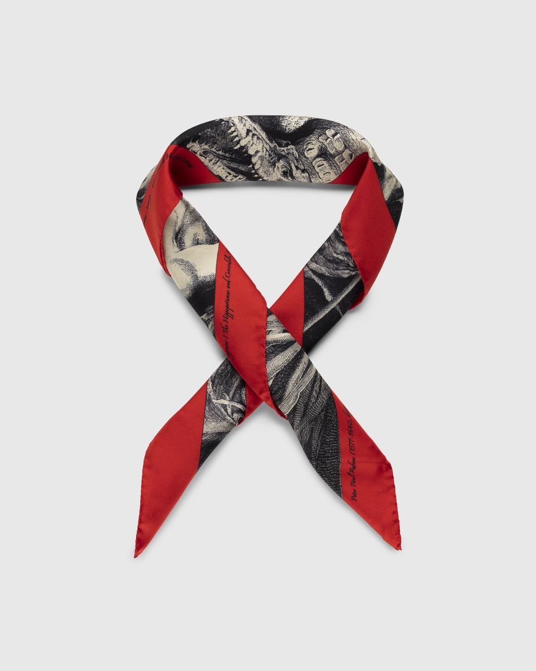 Dries van Noten – Fender Scarf Ecru - Scarves - Grey - Image 1