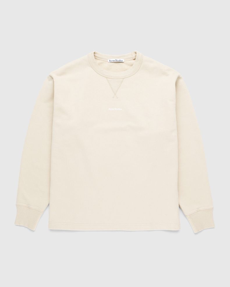 Acne Studios – Stamp Logo Sweater Champagne Beige