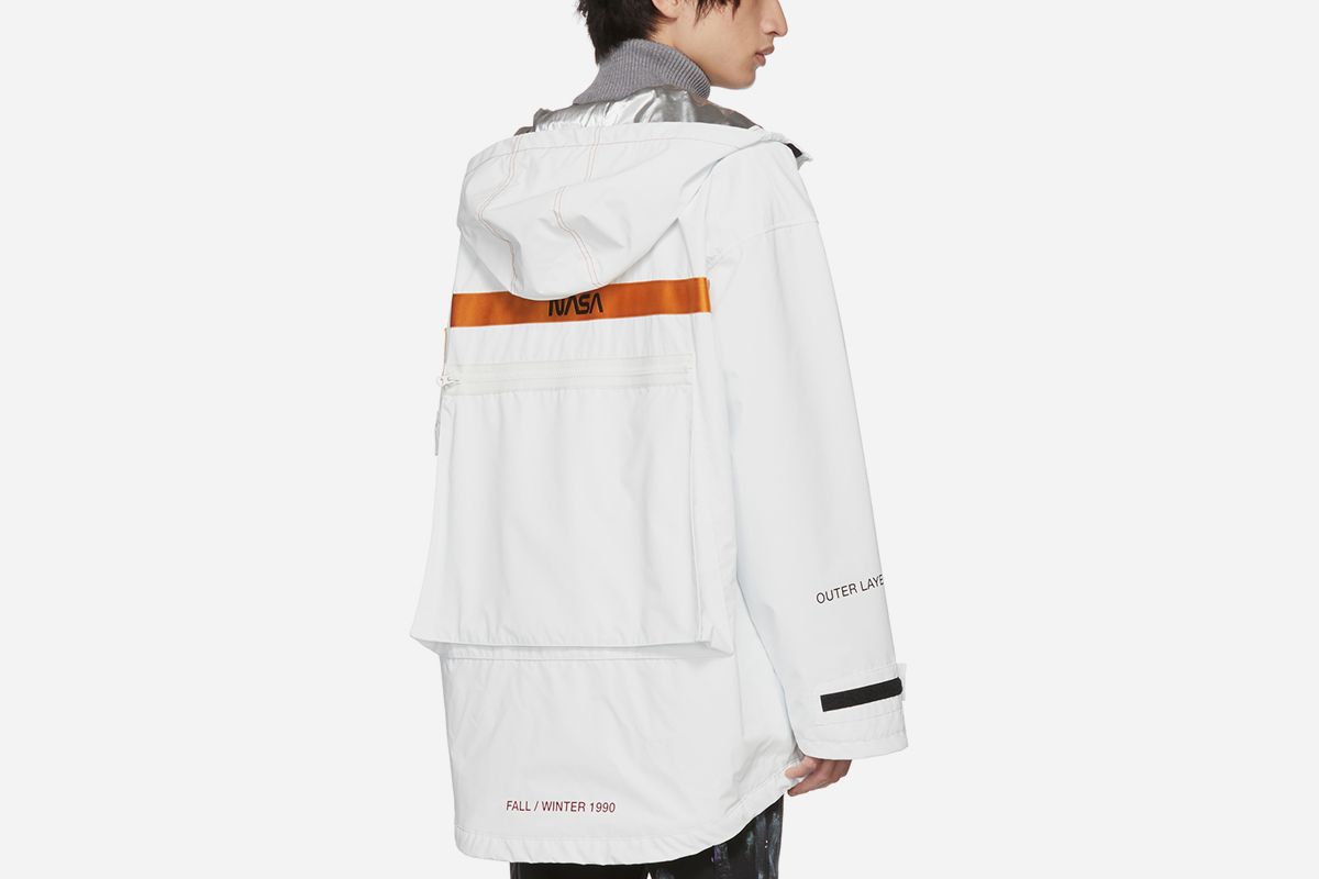 Heron preston nasa jacket white best sale
