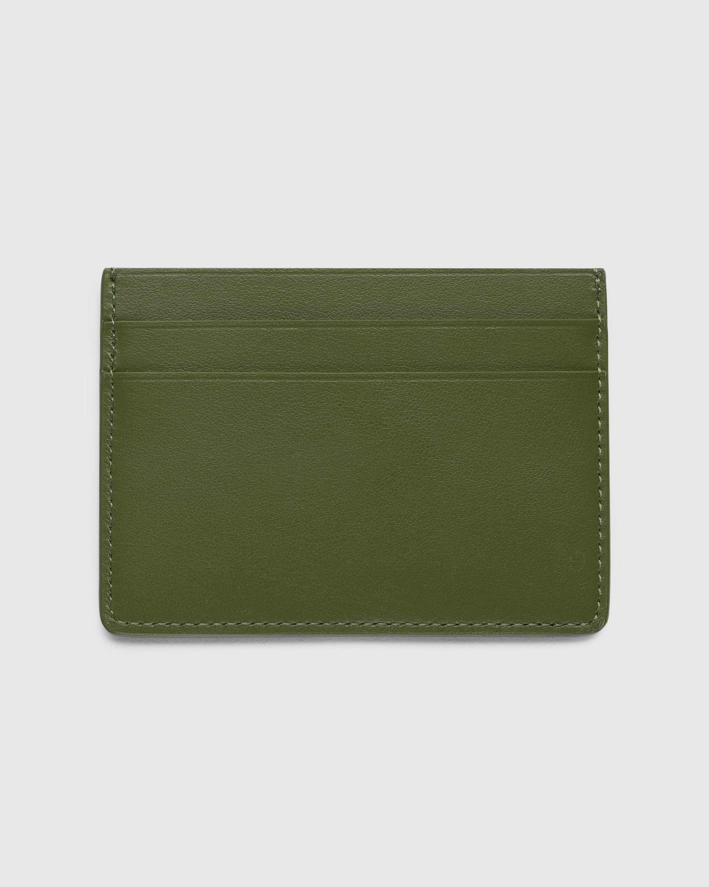 Jil Sander Leather Card Holder Green Highsnobiety Shop