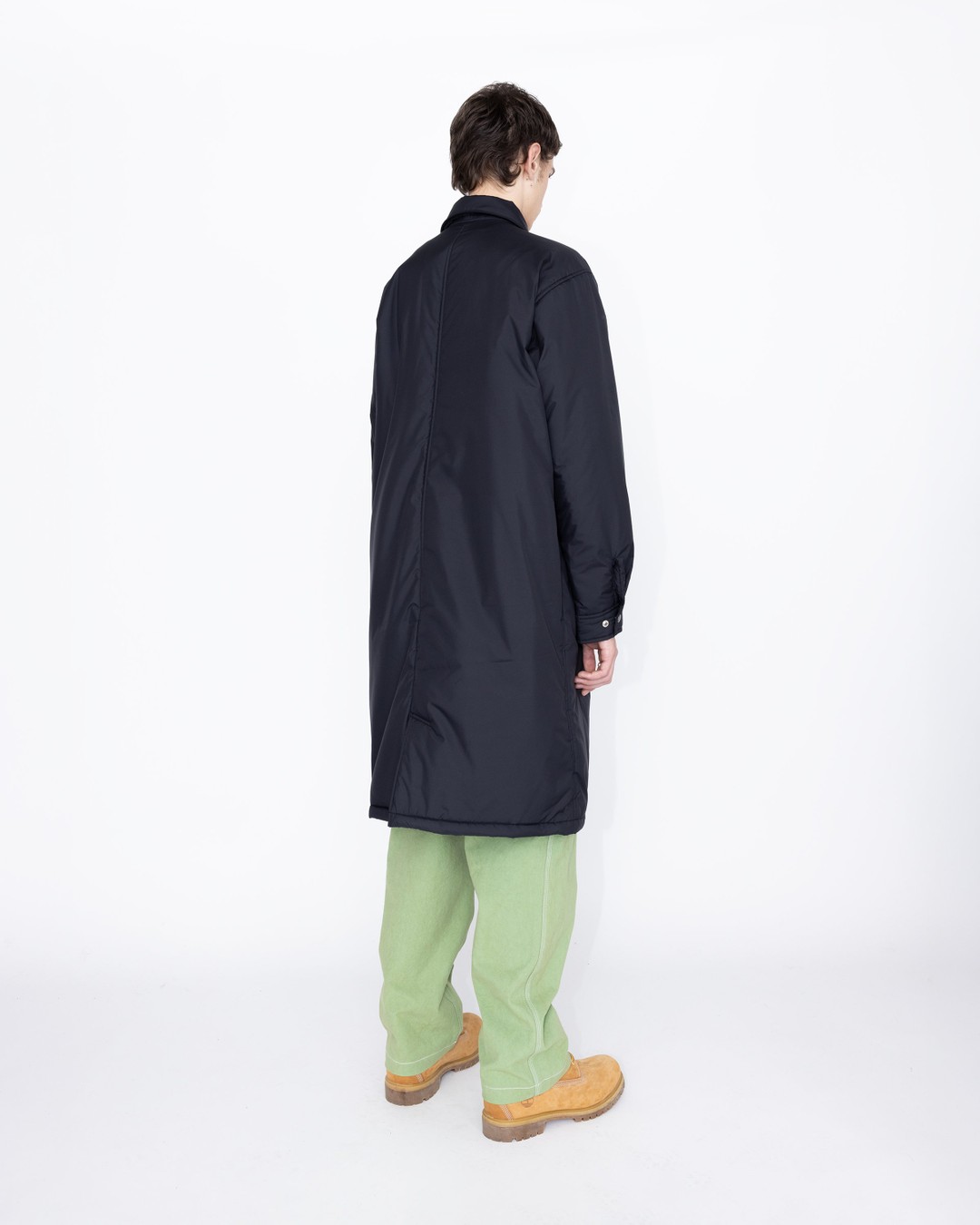 Highsnobiety HS05 – Light Insulated Eco-Poly Trench Coat Black - Outerwear - Black - Image 5
