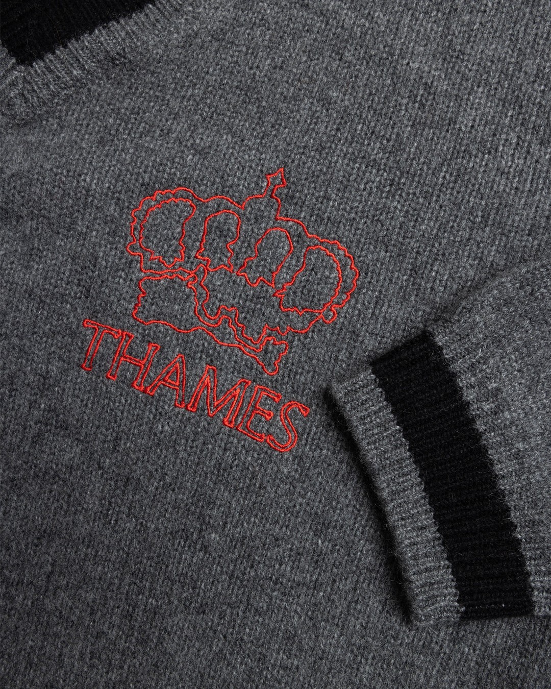 THAMES MMXX. – P.G. Knit Cashmere Grey - Knitwear - Grey - Image 6