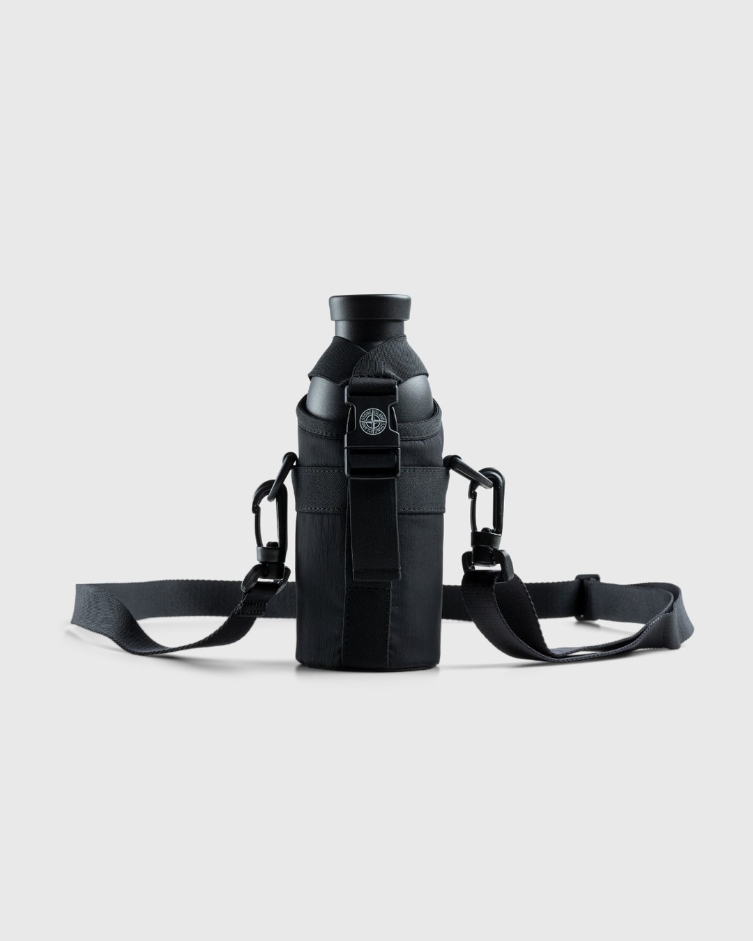 Stone Island Flask Bag With Bottle Black Highsnobiety Shop