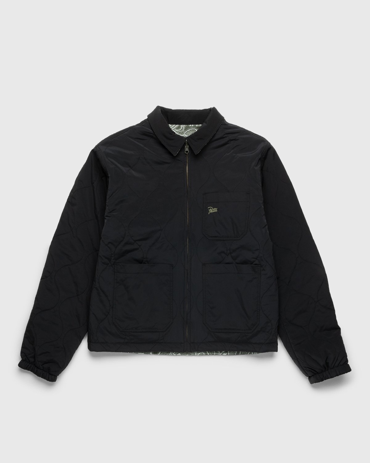 Patta – Paisley Reversible Jacket Black Paisley - Outerwear - Black - Image 3