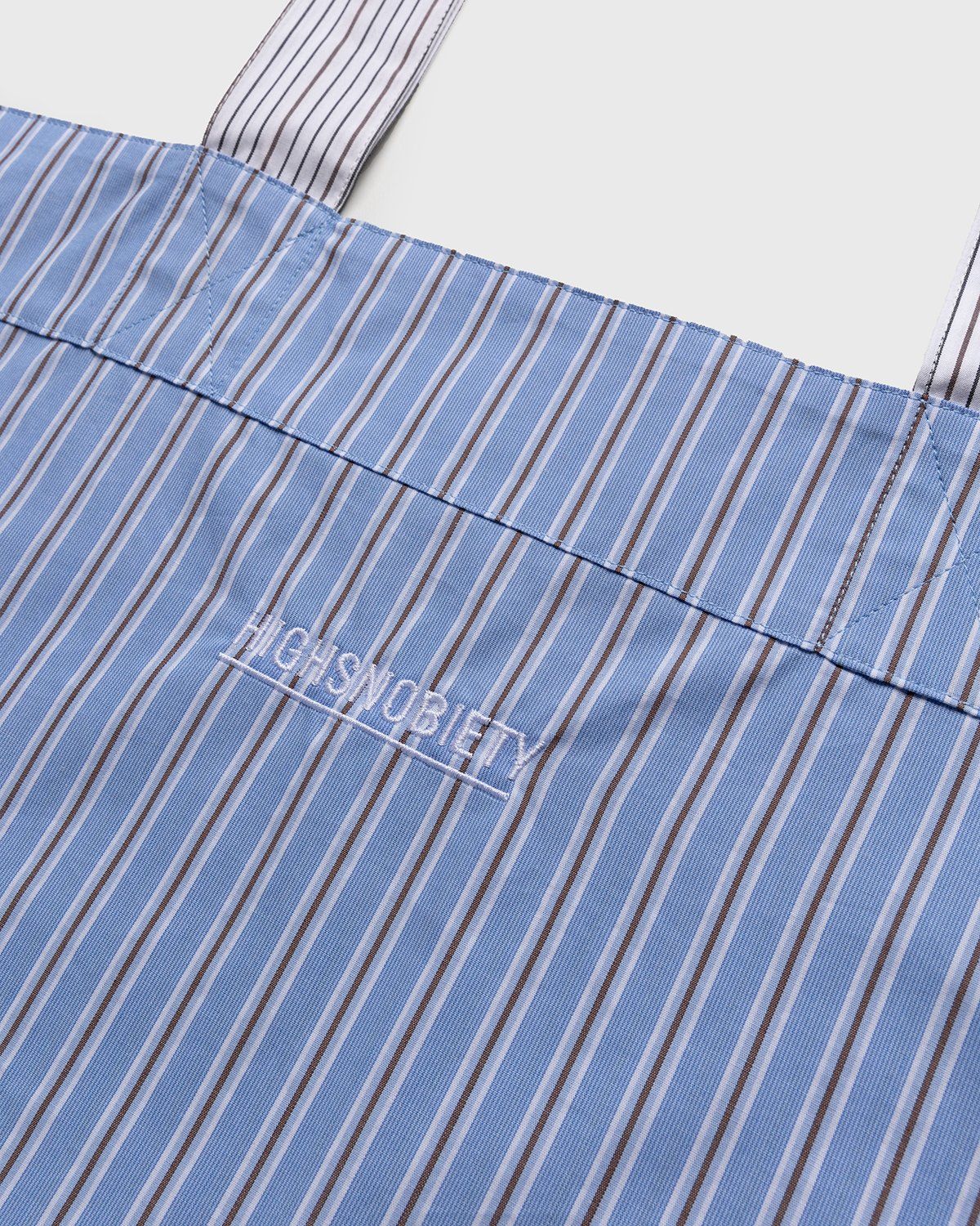 Highsnobiety – Shirting Book Tote Blue - Bags - Blue - Image 5