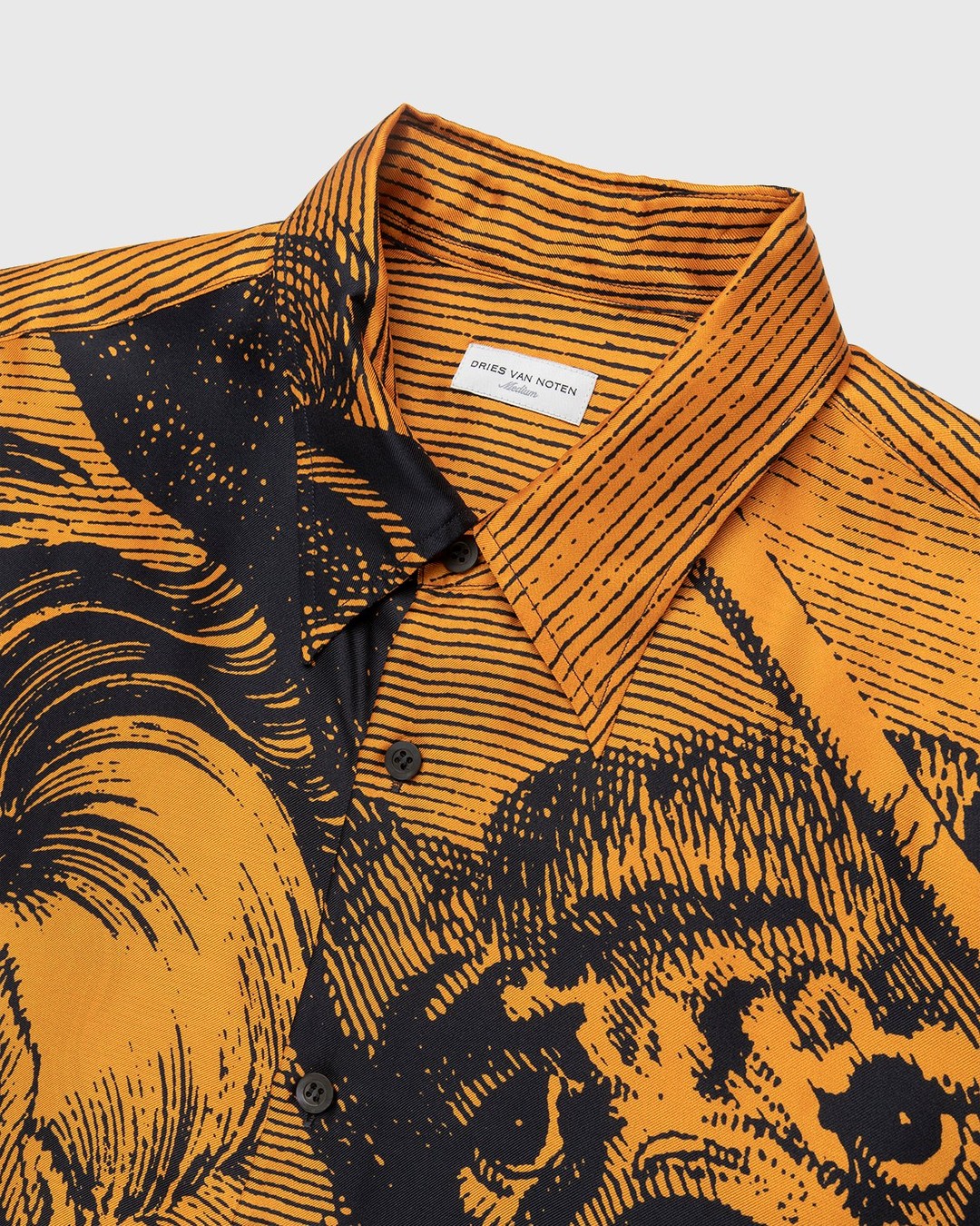 Dries van Noten – Cassidye Shirt Orange - Shirts - Orange - Image 5