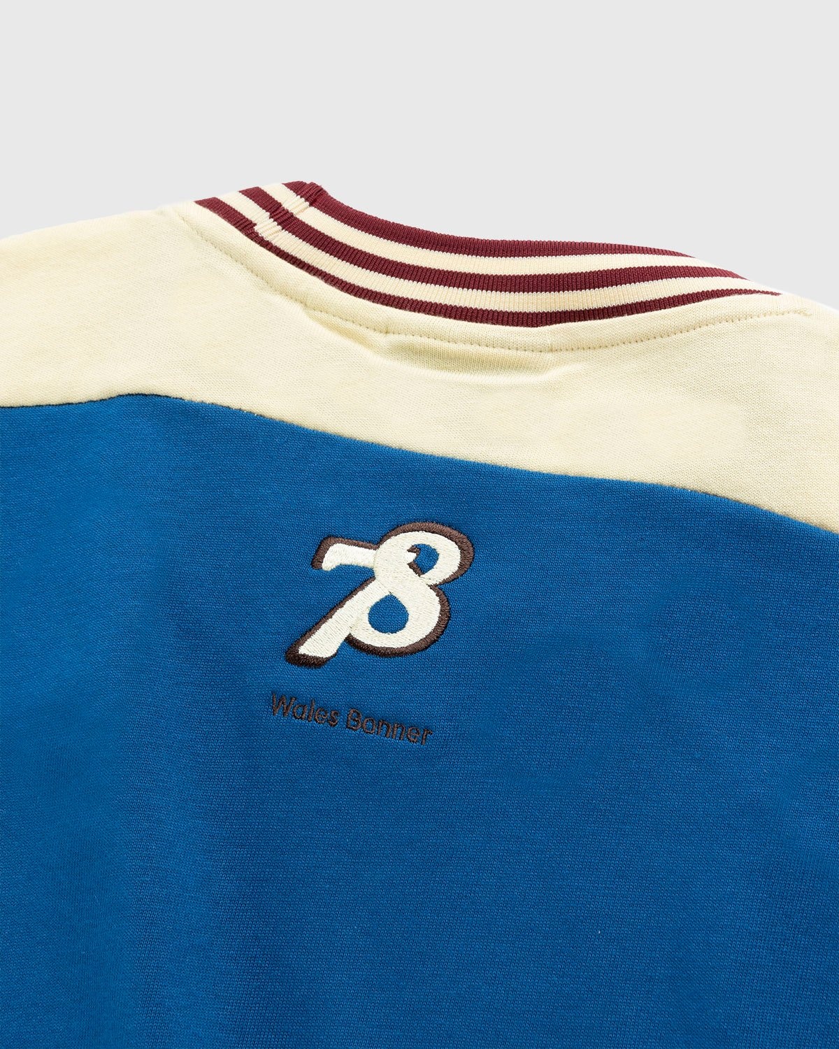 Adidas x Wales Bonner – College T-Shirt Dark Marine - T-shirts - Blue - Image 4
