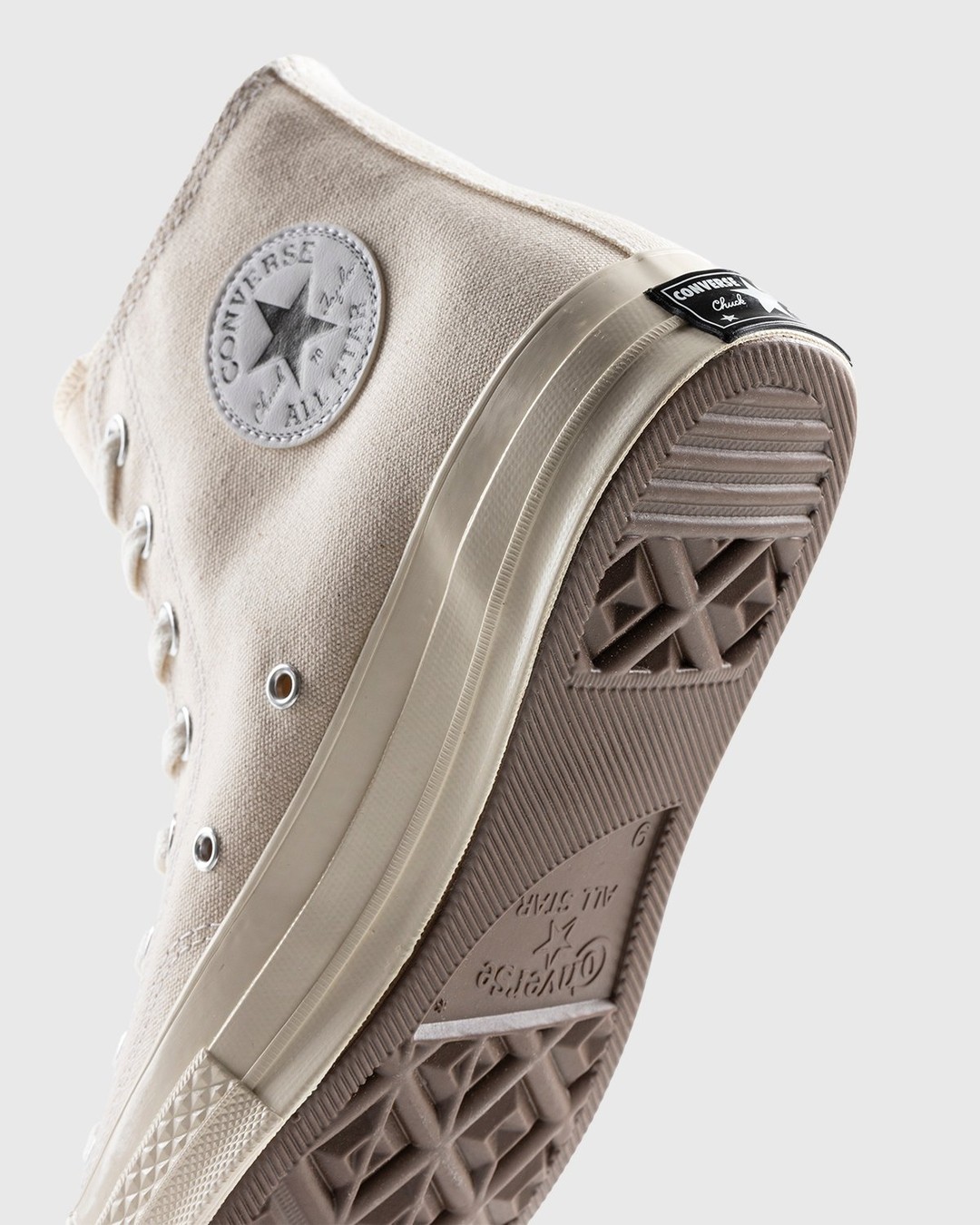 Converse – Chuck 70 Hi Natural/Black/Egret - Sneakers - Beige - Image 6