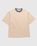 Acne Studios – Logo Collar T-Shirt Cream Beige - T-shirts - Beige - Image 1