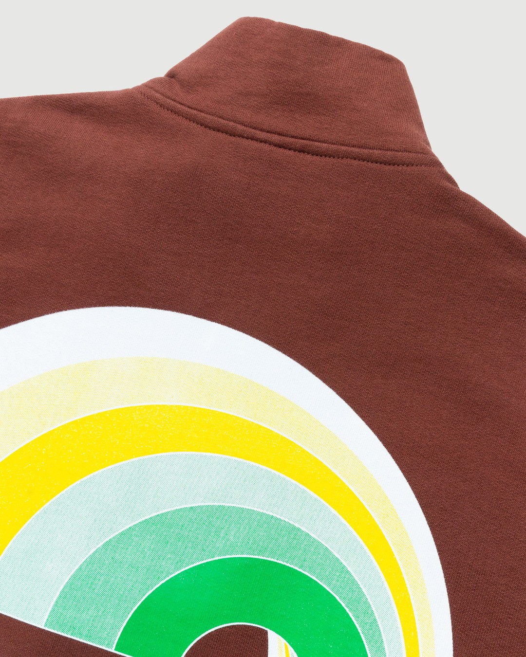 BEINGHUNTED x Highsnobiety – BERLIN, BERLIN 3 Zip Mock Neck Brown - Sweats - Brown - Image 6