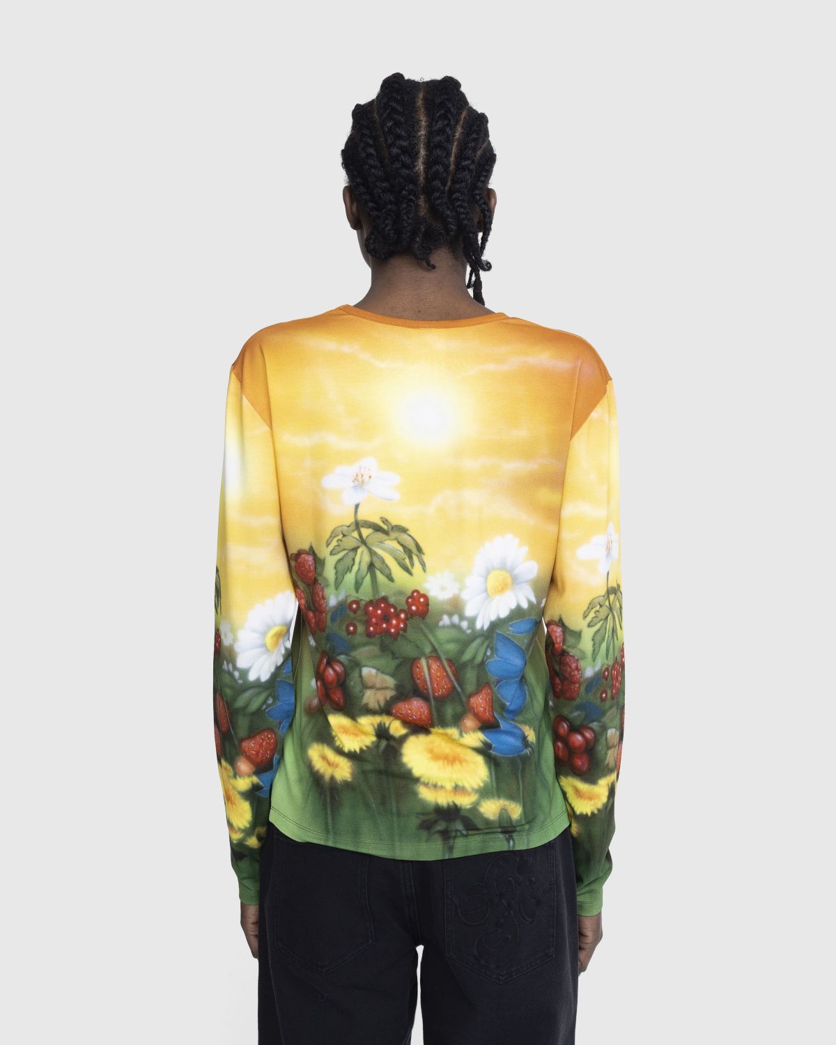 Stockholm Surfboard Club – Floral Airbrush Longsleeve Multi - Longsleeves - Multi - Image 3
