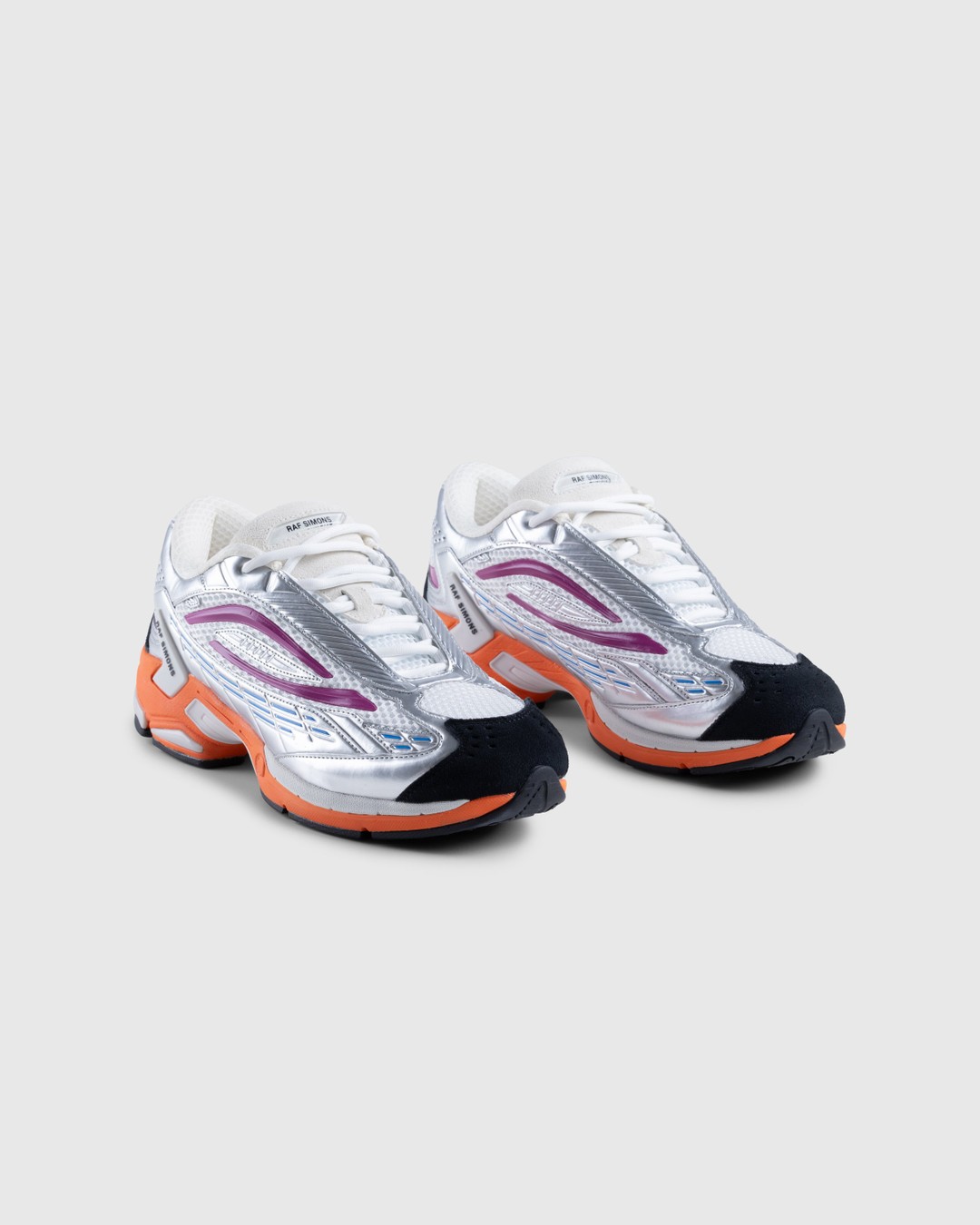 Raf Simons – Ultrasceptre Sneaker Grey/Orange - Sneakers - Grey - Image 3