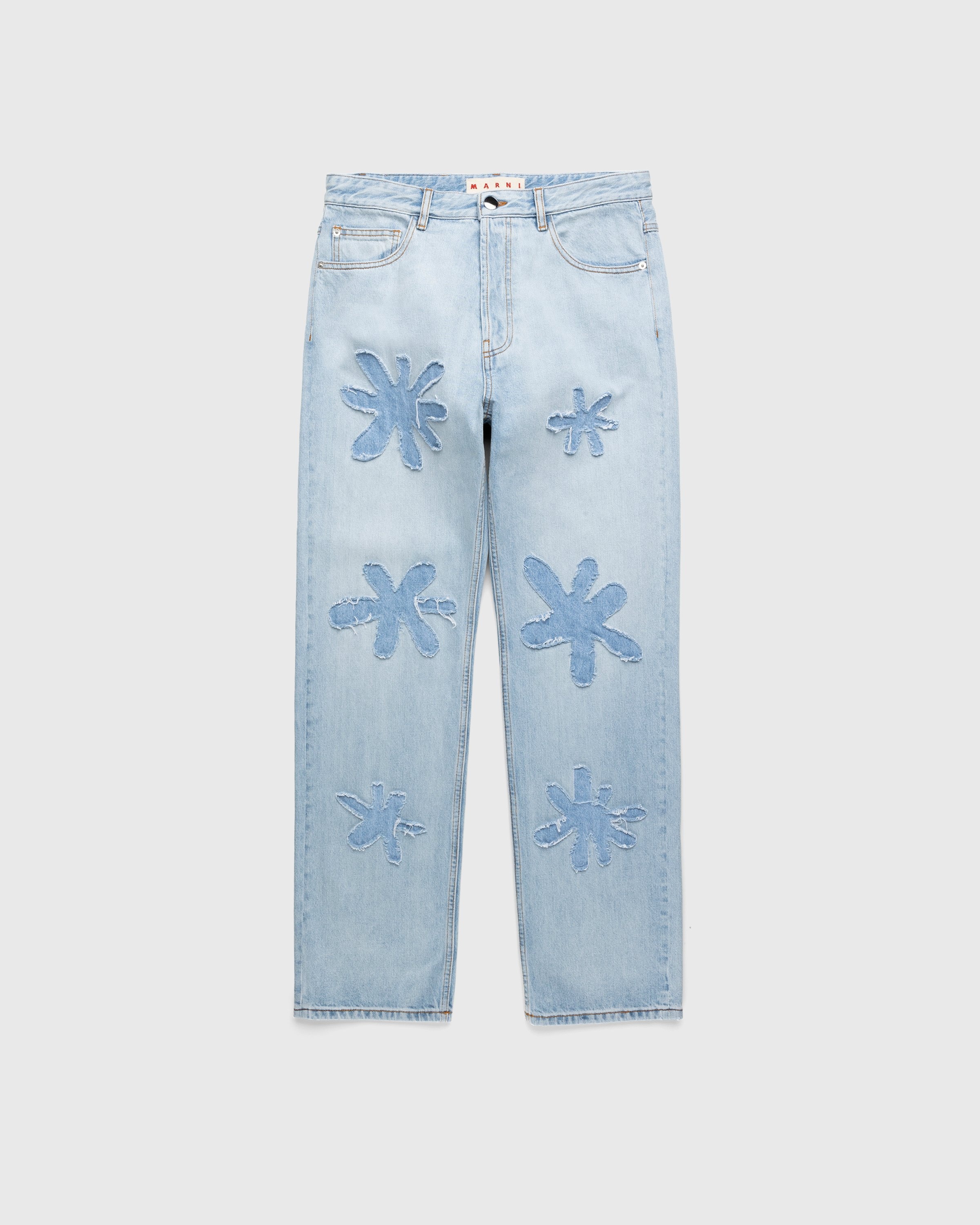 Marni – Daisy Denim Pants Light Blue - Pants - Blue - Image 1