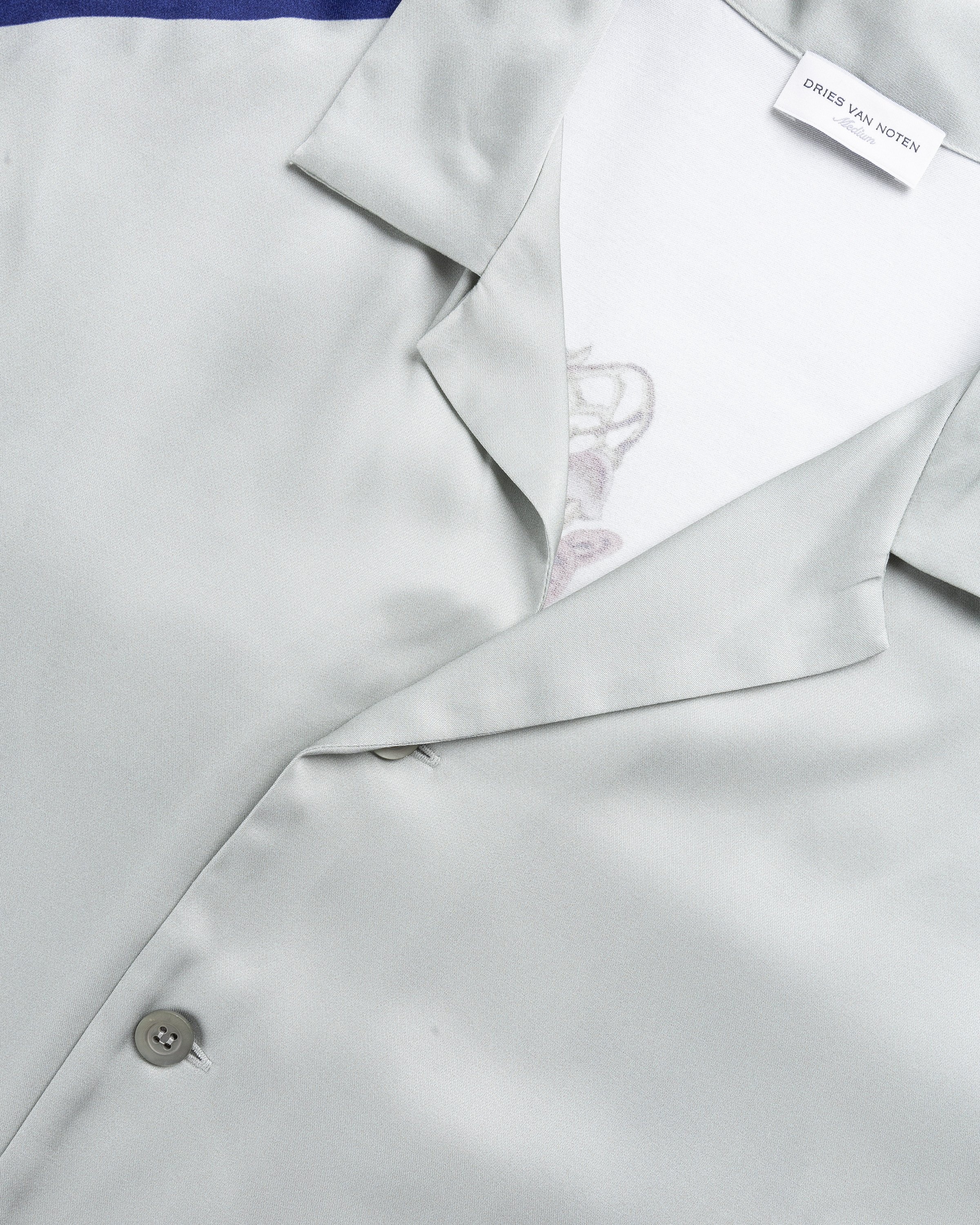 Dries van Noten – Cassi Shirt Grey - Shirts - Grey - Image 5