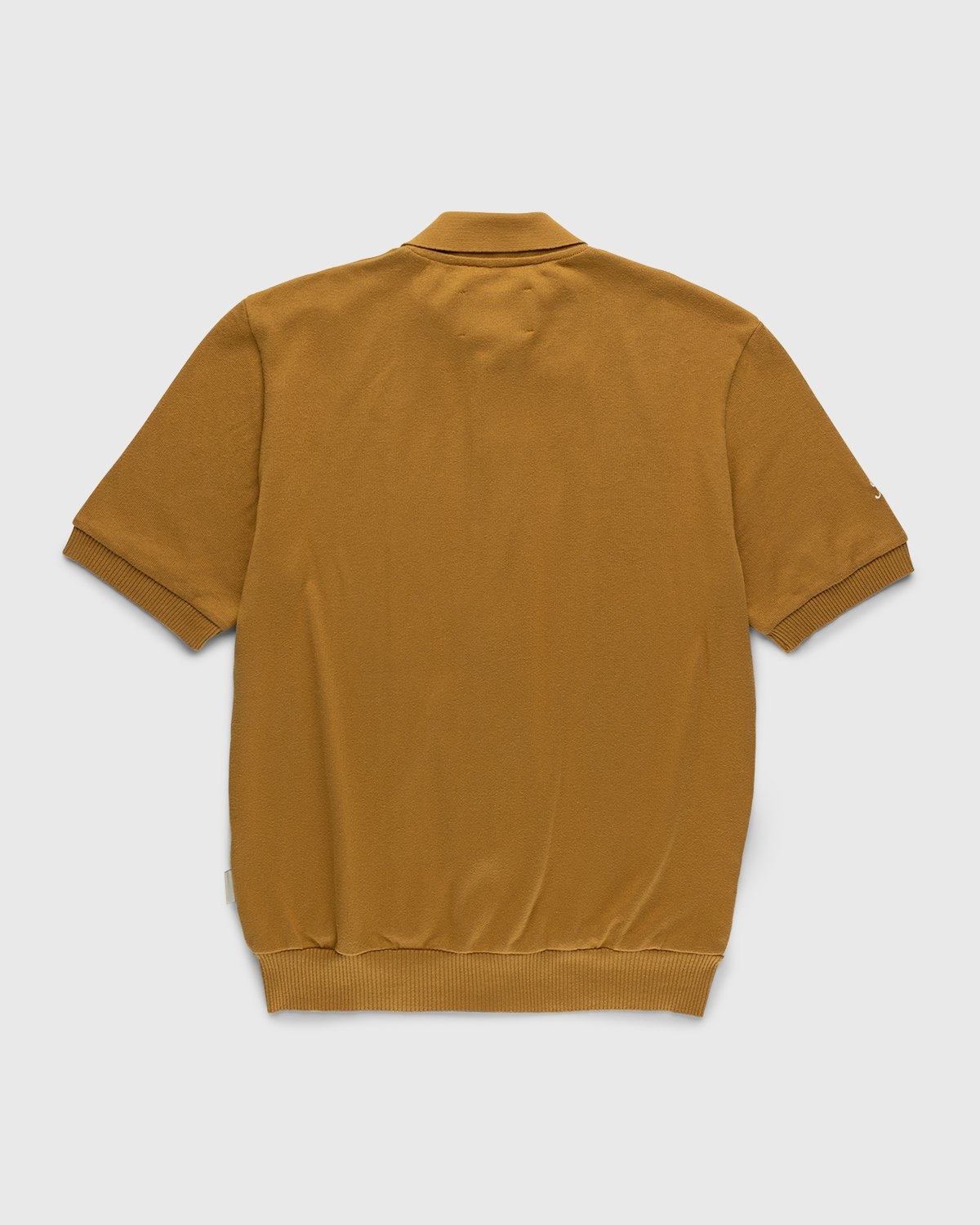 Highsnobiety – Knit Bowling Shirt Beige Brown - Shortsleeve Shirts - Brown - Image 2