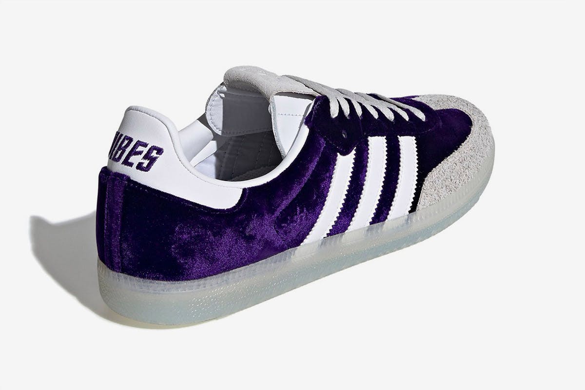 purple adidas samba