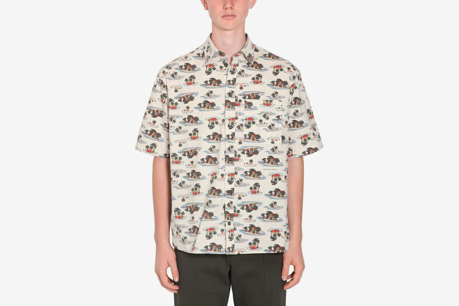 Printed Cotton Poplin Shirt