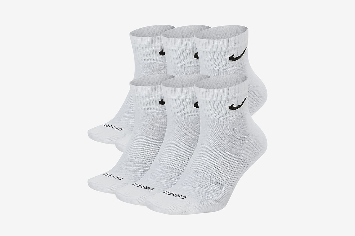 Everyday Plus Cushioned Training Ankle Socks (6 Pairs)